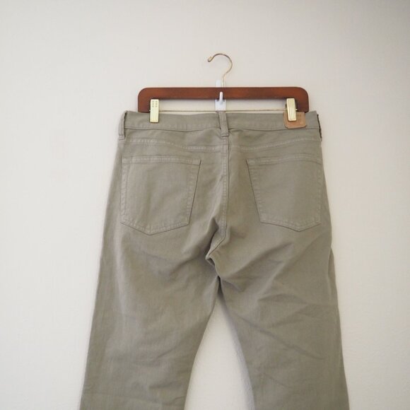 NWT J. Crew 484 Slim-Fit Garment Dyed Green Pant sz W31 L30 - Picture 7 of 8